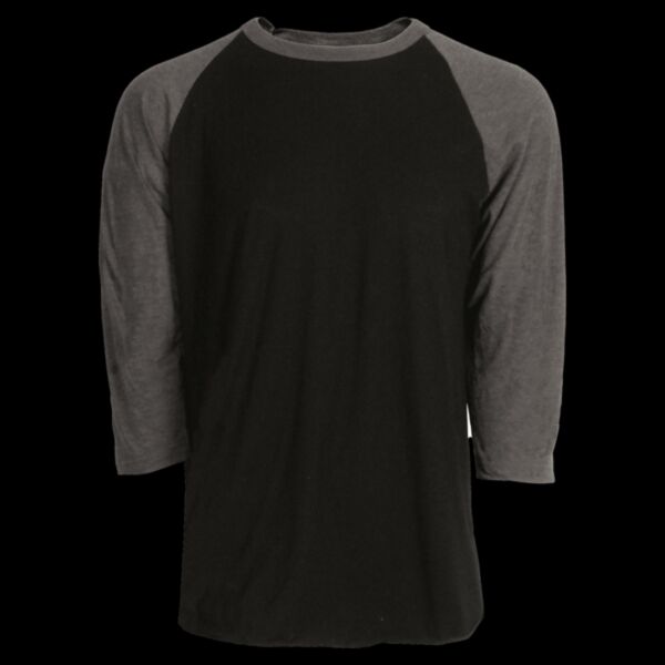 Unisex Fine Jersey Raglan T-Shirt Thumbnail