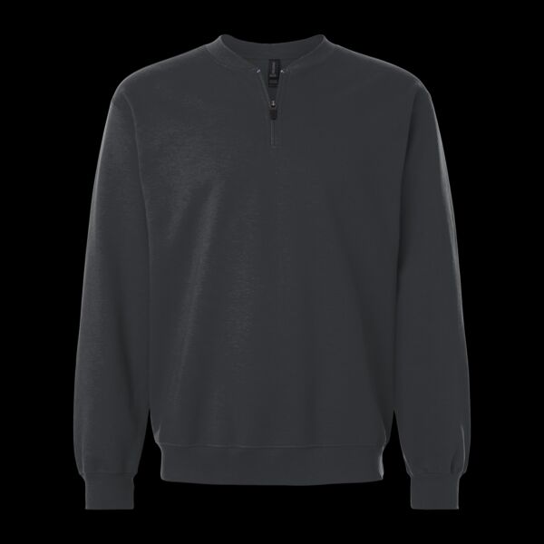 Unisex Softstyle® Midweight 1/4 Zip Sweatshirt Thumbnail