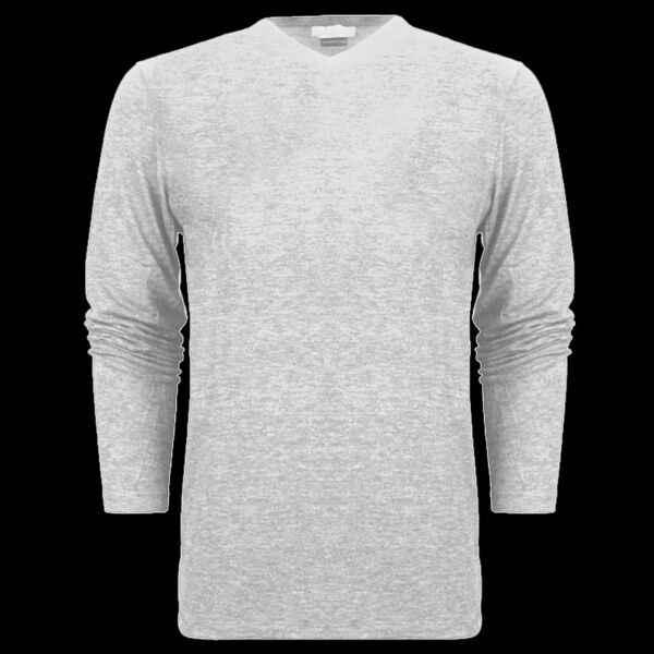 Unisex Long Sleeve V-Neck Tee Thumbnail