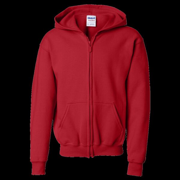 Youth Heavy Blend™ Full-Zip Hooded Sweatshirt Thumbnail