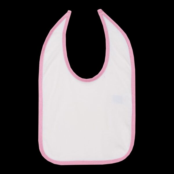 Infant Contrast Trim Premium Jersey Bib Thumbnail