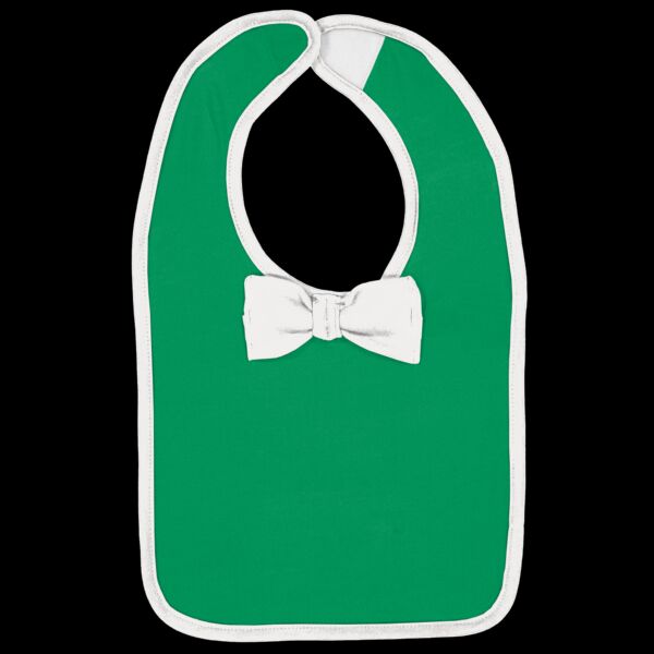Infant Baby Rib Bow Tie Bib Thumbnail