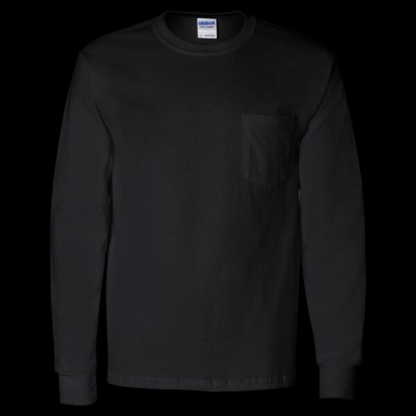 Gildan Ultra Cotton® Long Sleeve Pocket T-Shirt (Adult) Thumbnail