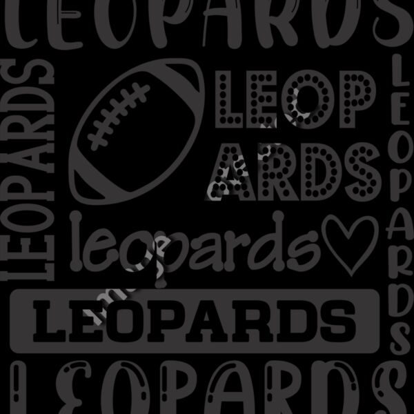 Leopards Football Font Mix_Black Thumbnail