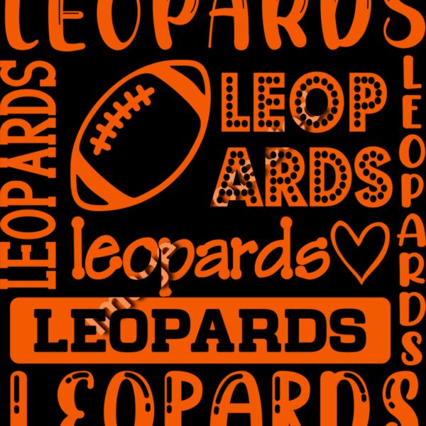 Leopards Football Font Mix_Orange Thumbnail