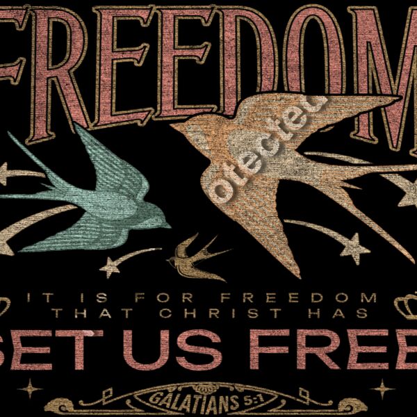 Freedom Set Us Free_Full Front or Back Thumbnail